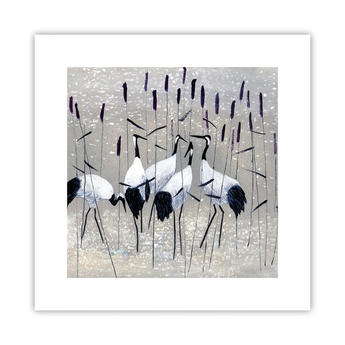 Affiche - Poster - Parmi les siens - 30x30 cm