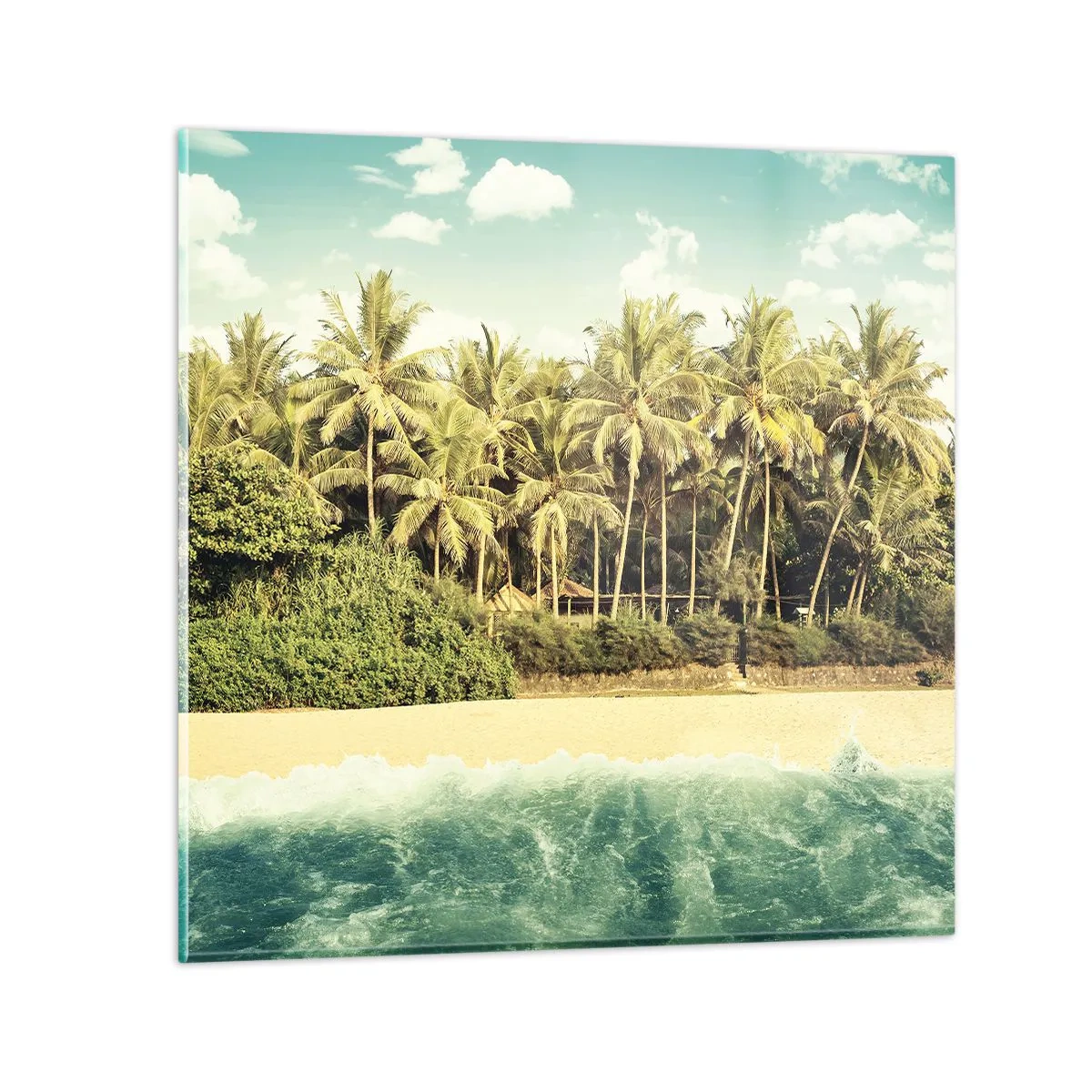 Impression sur verre - Image sur verre - Peut-être ici? - 30x30 cm