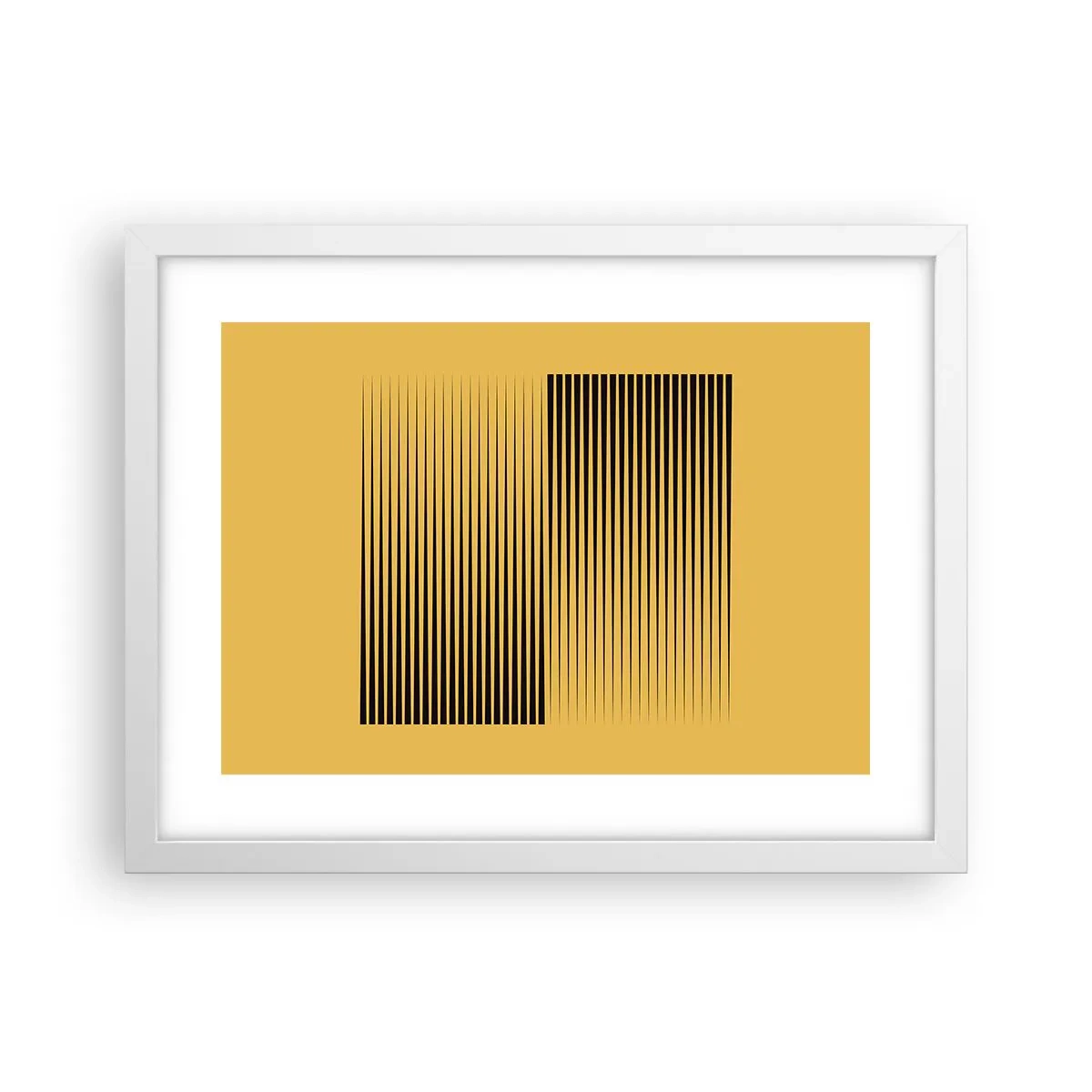 Affiche dans un cadre blanc - Poster - Cadre opposé - 40x30 cm