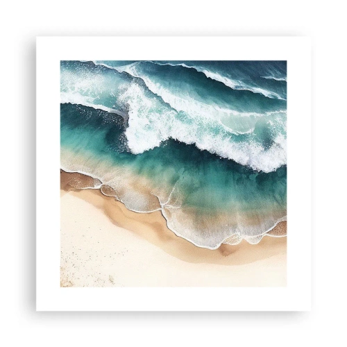 Affiche - Poster - La rencontre éternelle - 40x40 cm