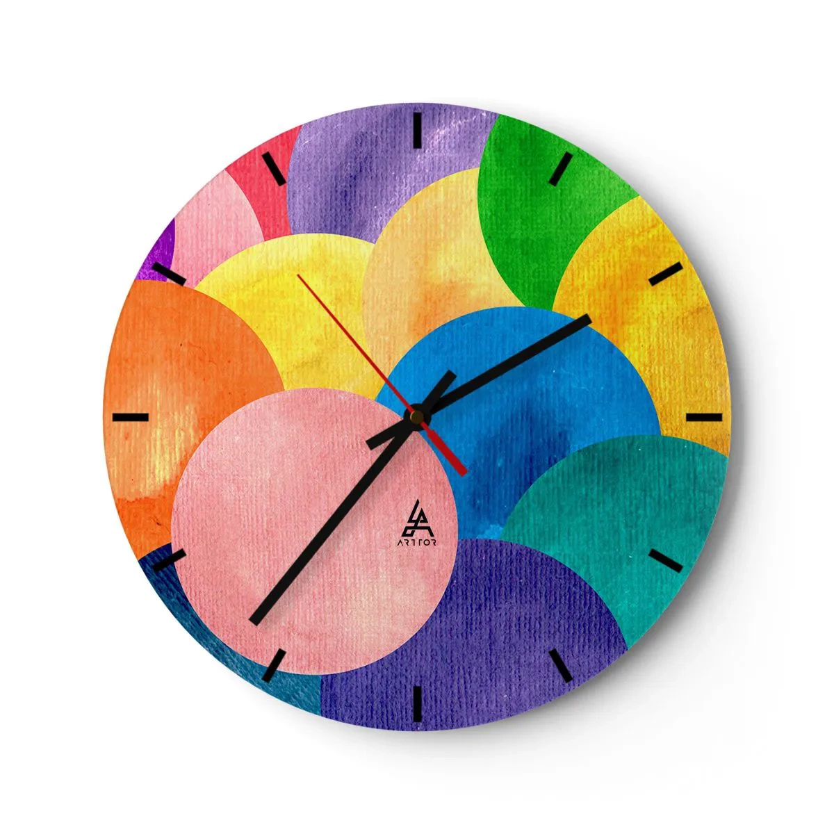 Horloge murale - Pendule murale - La plénitude primitive de la vie - 40x40 cm