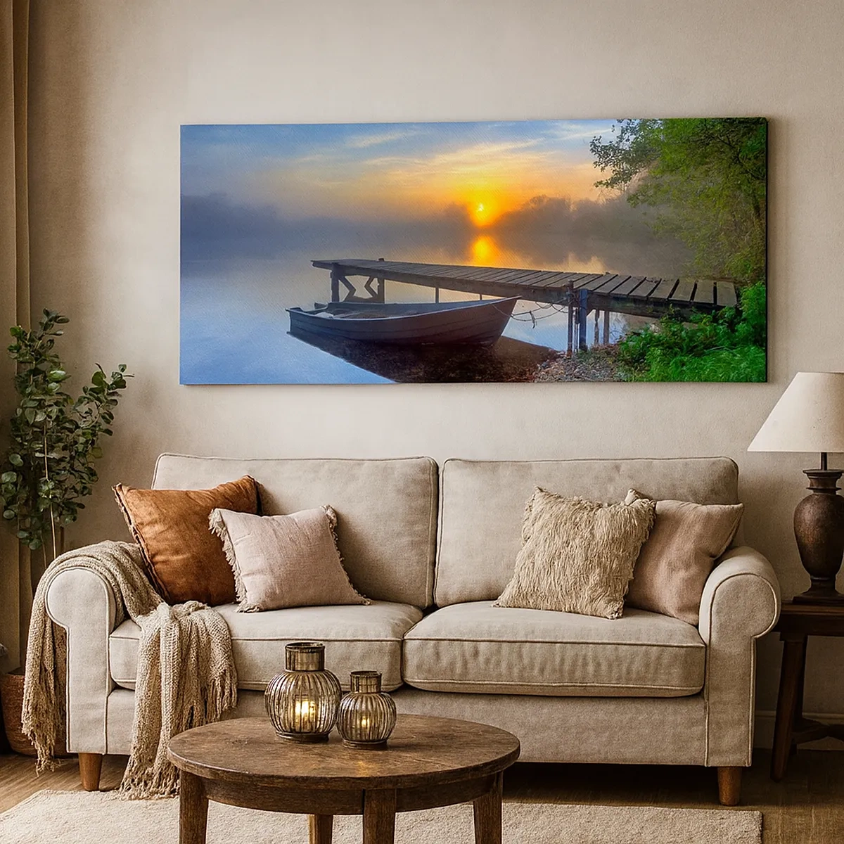 Impression sur toile - Image sur toile - Comment l'ordinaire se transforme en magie - 30x30 cm