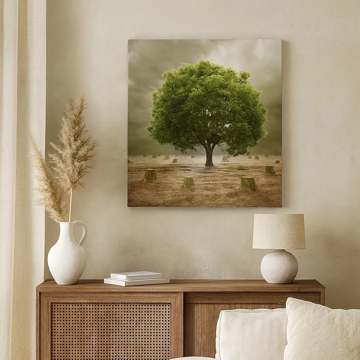 Impression sur toile - Image sur toile - Tout l'espoir - 30x30 cm