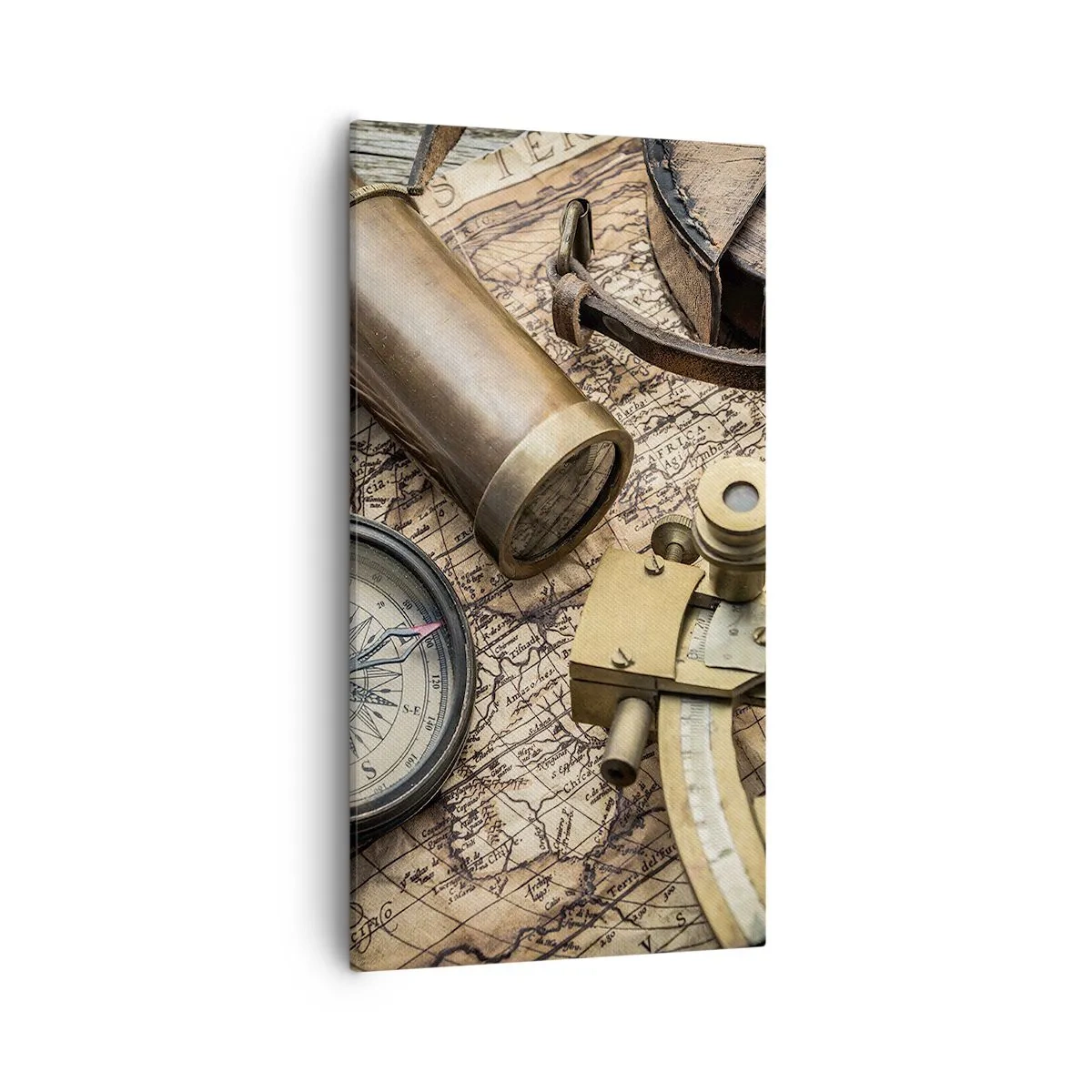 Impression sur toile - Image sur toile - Fixer un cap - 55x100 cm