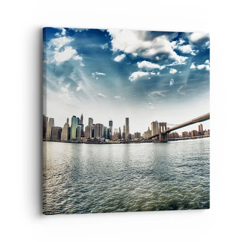 Impression sur toile - Image sur toile - L'île de verre - 30x30 cm