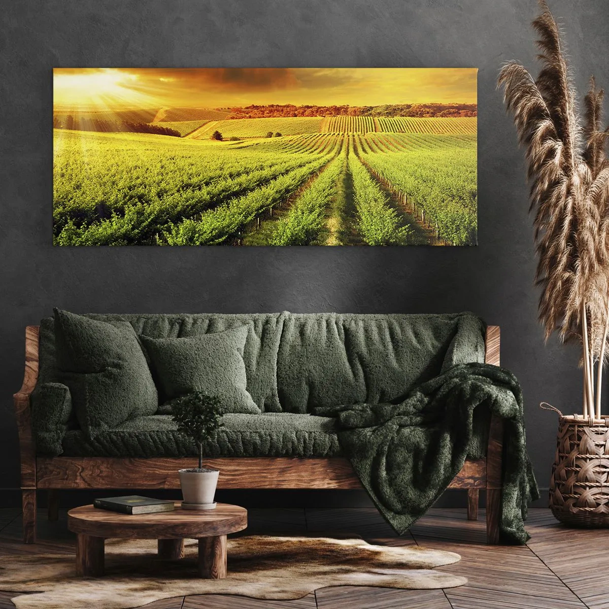 Impression sur toile - Image sur toile - Sous le soleil australien - 90x30 cm