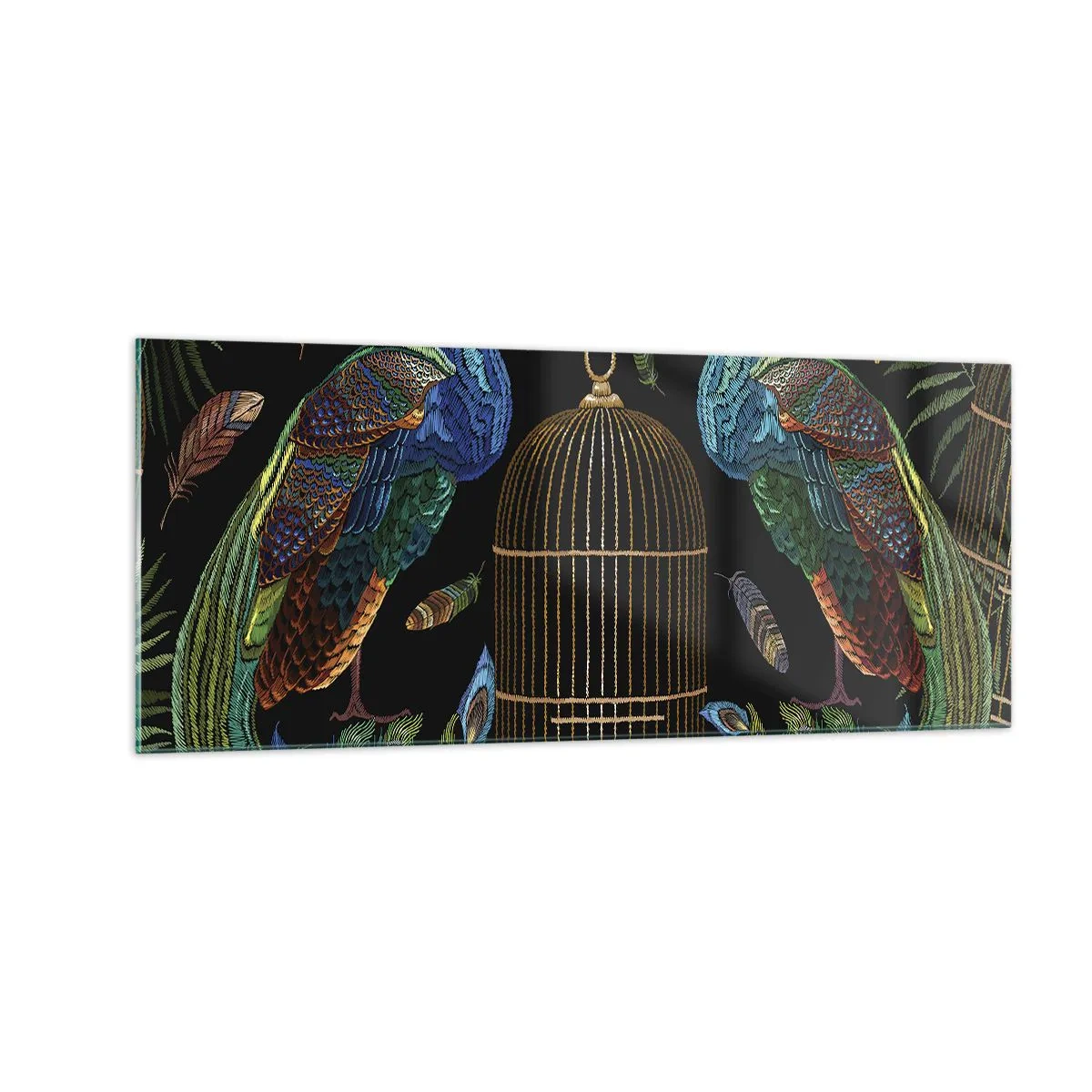 Impression sur verre - Image sur verre - En robes royales - 100x40 cm