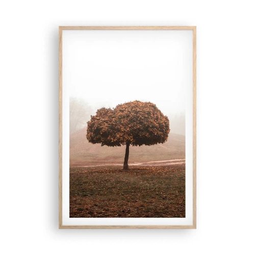 Affiche dans un chêne clair - Poster - Après un été chargé - 61x91 cm