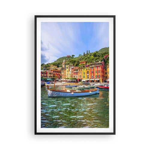 Affiche dans un cadre noir - Poster - Matinée italienne - 61x91 cm