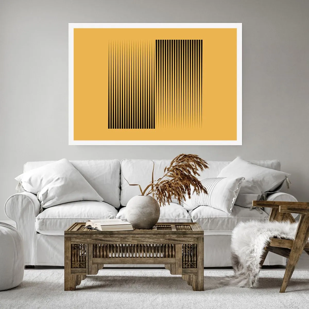 Affiche - Poster - Cadre opposé - 50x40 cm