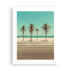 Affiche - Poster - Gardien de plage - 40x50 cm