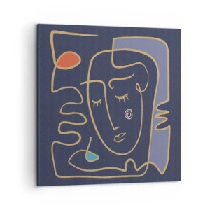 Impression sur toile - Image sur toile - En réflexion - 50x50 cm