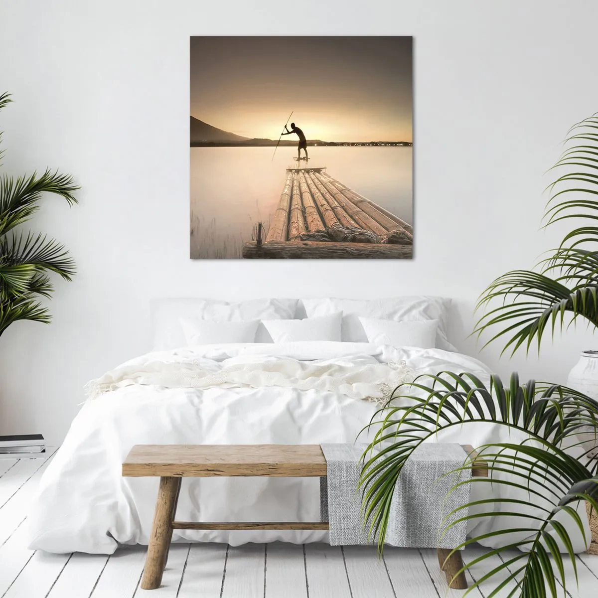 Impression sur toile - Image sur toile - Avant la fin du jour - 70x70 cm