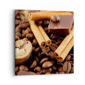 Impression sur toile - Image sur toile - Concert d'aromates - 40x40 cm