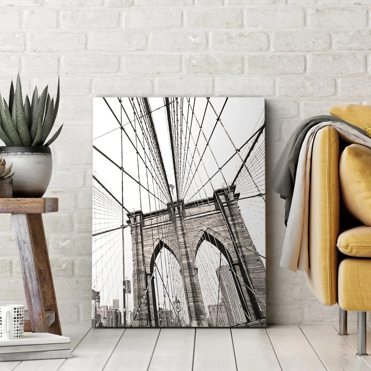 Impression sur toile - Image sur toile - Cathédrale New Yorkaise - 45x80 cm