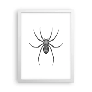 Affiche dans un cadre blanc - Poster - Une précision troublante - 30x40 cm