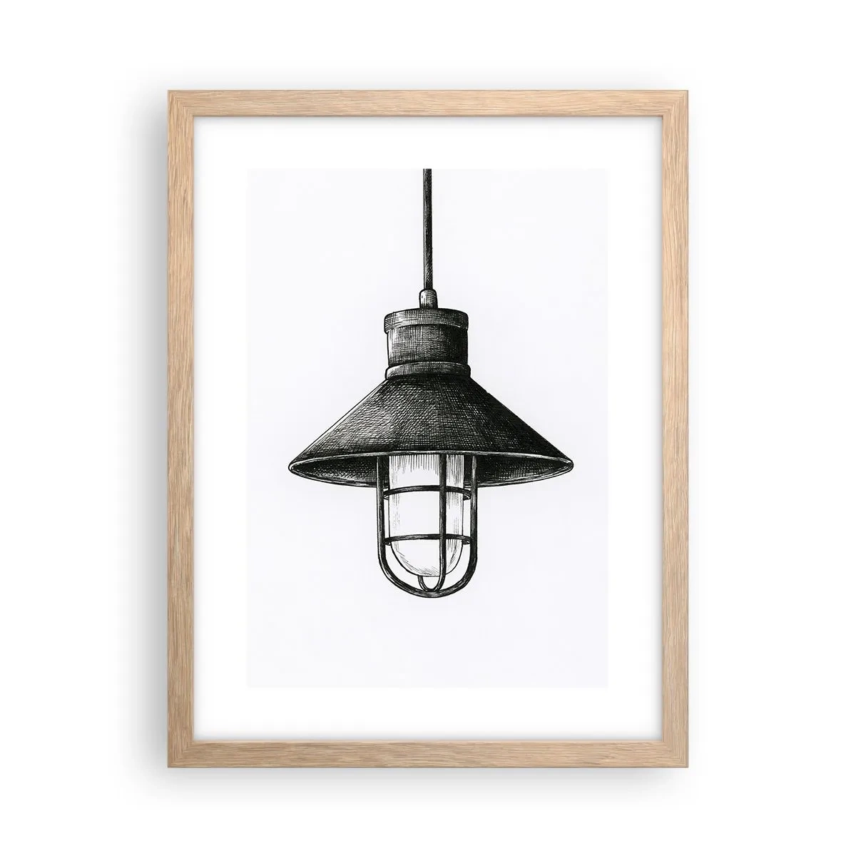 Affiche dans un chêne clair - Poster - Comme il y a des années… - 30x40 cm