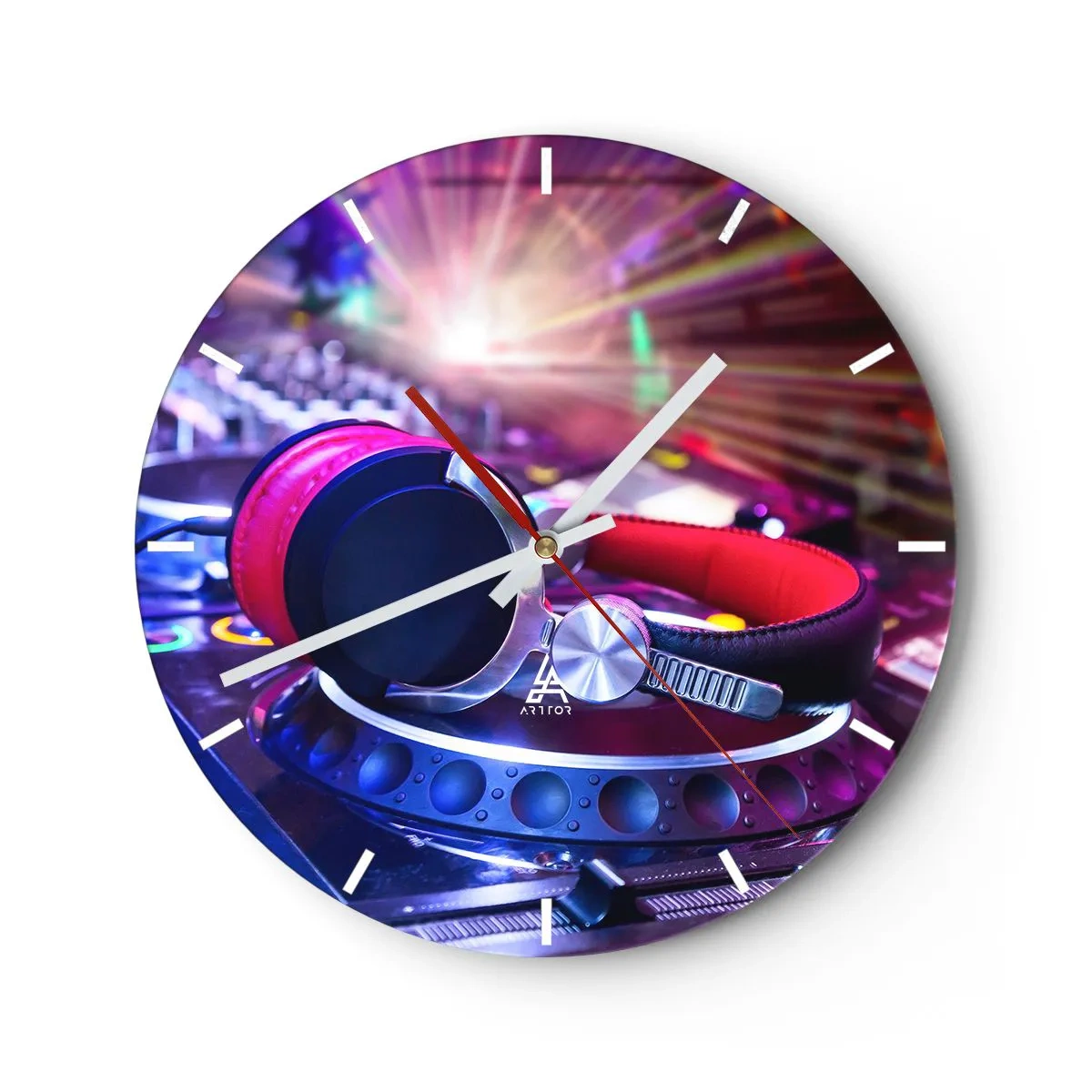 Horloge murale - Pendule murale - Il va s'en passer des choses - 40x40 cm