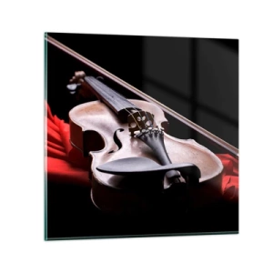 Impression sur verre - Image sur verre - Musique des sentiments - 30x30 cm