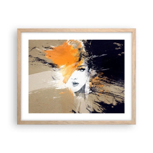 Affiche dans un chêne clair - Poster - Et la lumière fut - 50x40 cm