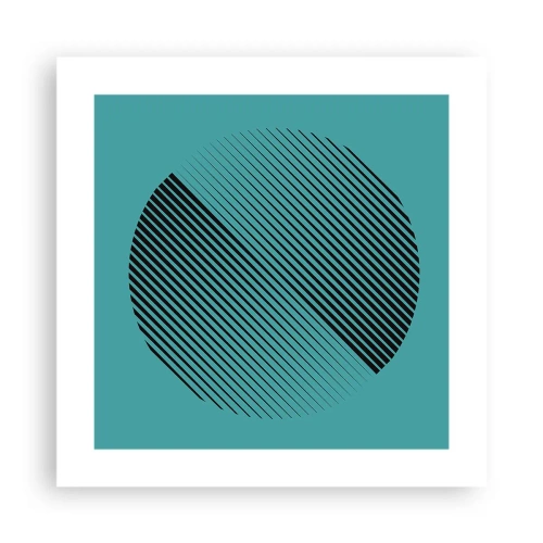 Affiche - Poster - Cercle – une variation géométrique - 40x40 cm