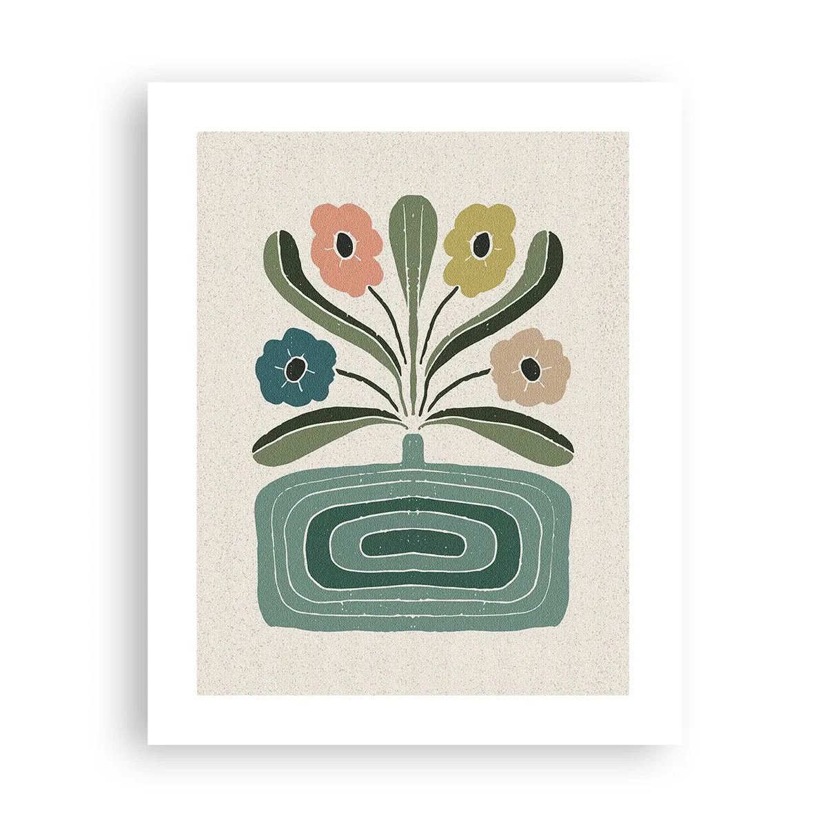 Affiche - Poster - Bouquet symétrique - 40x50 cm