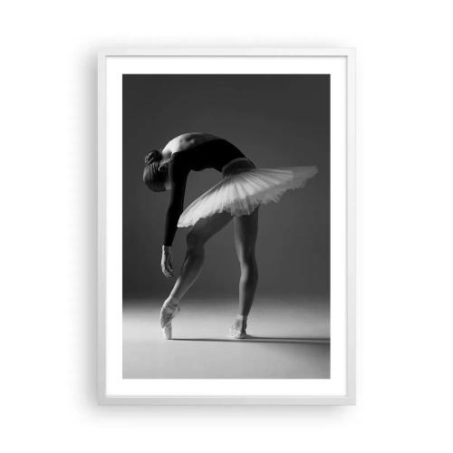 Affiche dans un cadre blanc - Poster - Belle ballerine - 50x70 cm