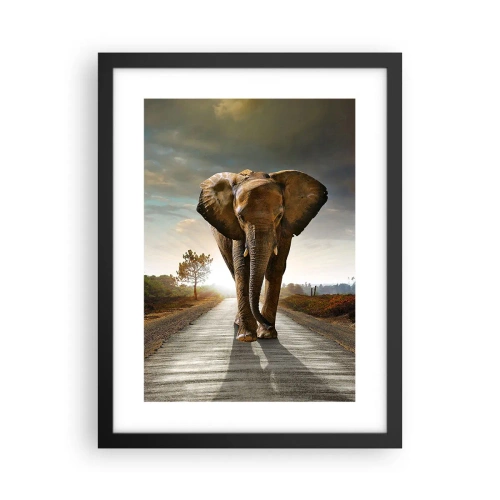 Affiche dans un cadre noir - Poster - Et pas du tout en porcelaine - 30x40 cm