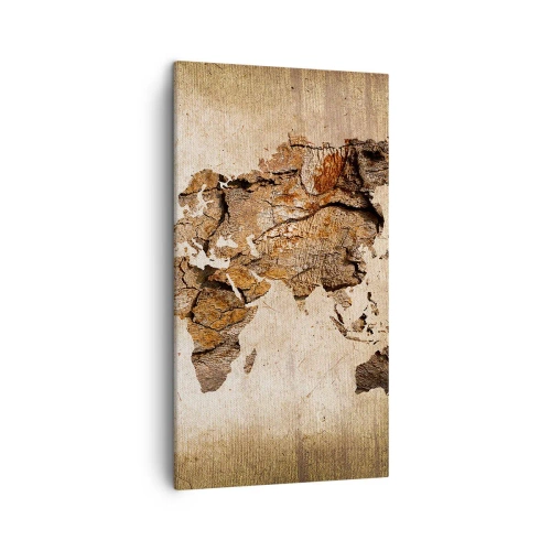 Impression sur toile - Image sur toile - Découverte du monde - 45x80 cm