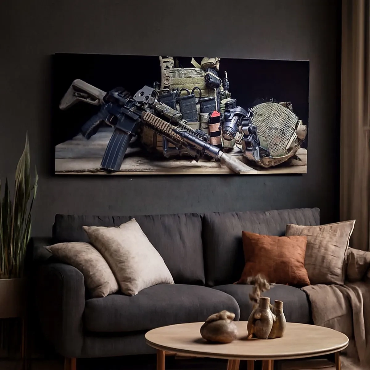 Impression sur toile - Image sur toile - Se reposer! - 100x40 cm