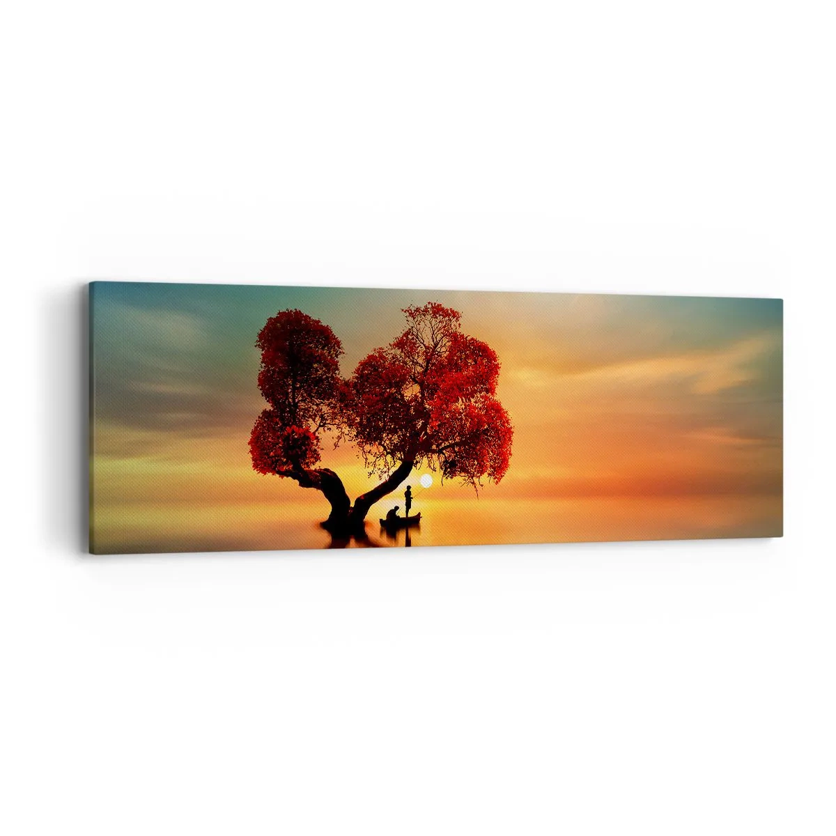 Impression sur toile - Image sur toile - Plénitude et éloignement sans monde - 90x30 cm