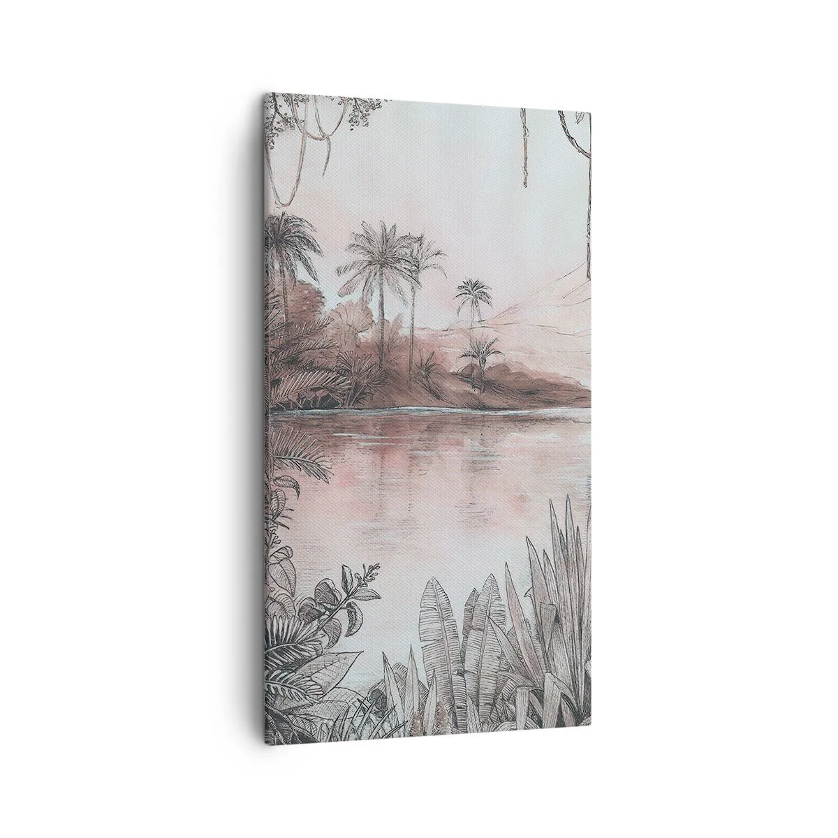 Impression sur toile - Image sur toile - Journal d'un explorateur du XIXe siècle - 45x80 cm