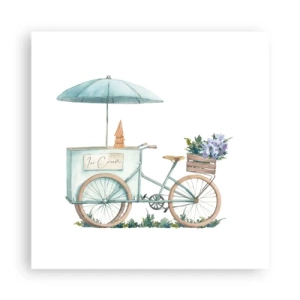 Affiche - Poster - Doux souvenir d'été - 40x40 cm