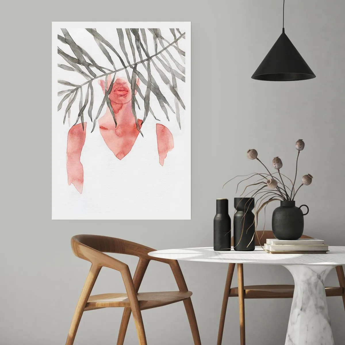 Affiche - Poster - Dame des tropiques - 30x40 cm