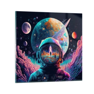 Impression sur verre - Image sur verre - Les philosophes n'en ont pas rêvé - 60x60 cm