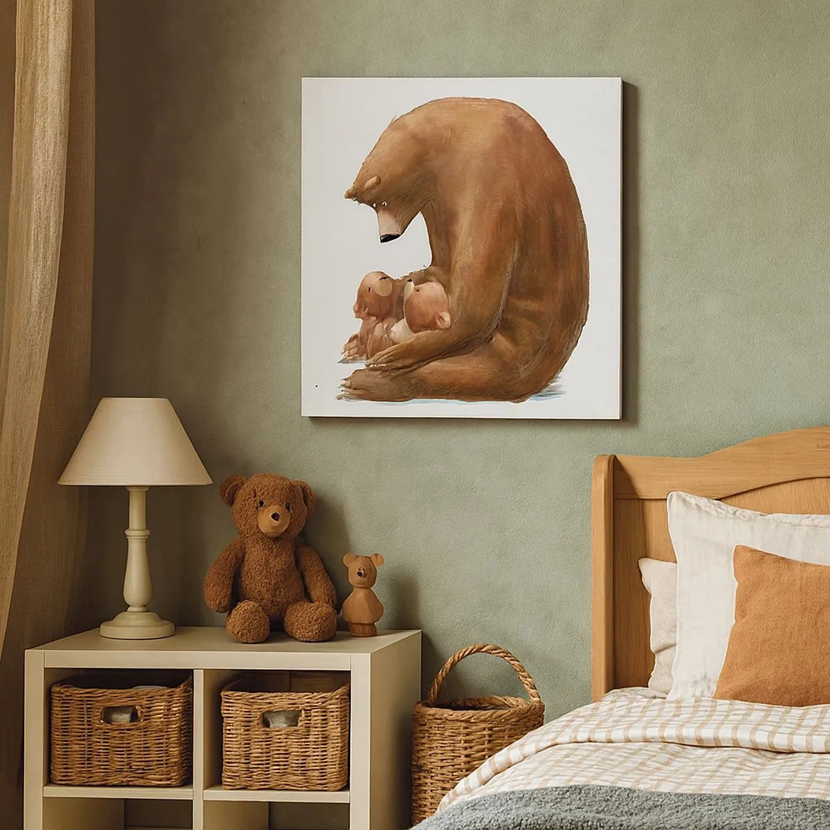 Impression sur toile - Image sur toile - Faites de beaux rêves les enfants - 30x30 cm