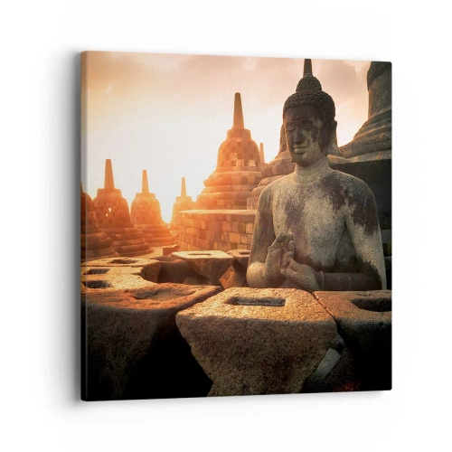 Impression sur toile - Image sur toile - Temps de grande sagesse - 40x40 cm