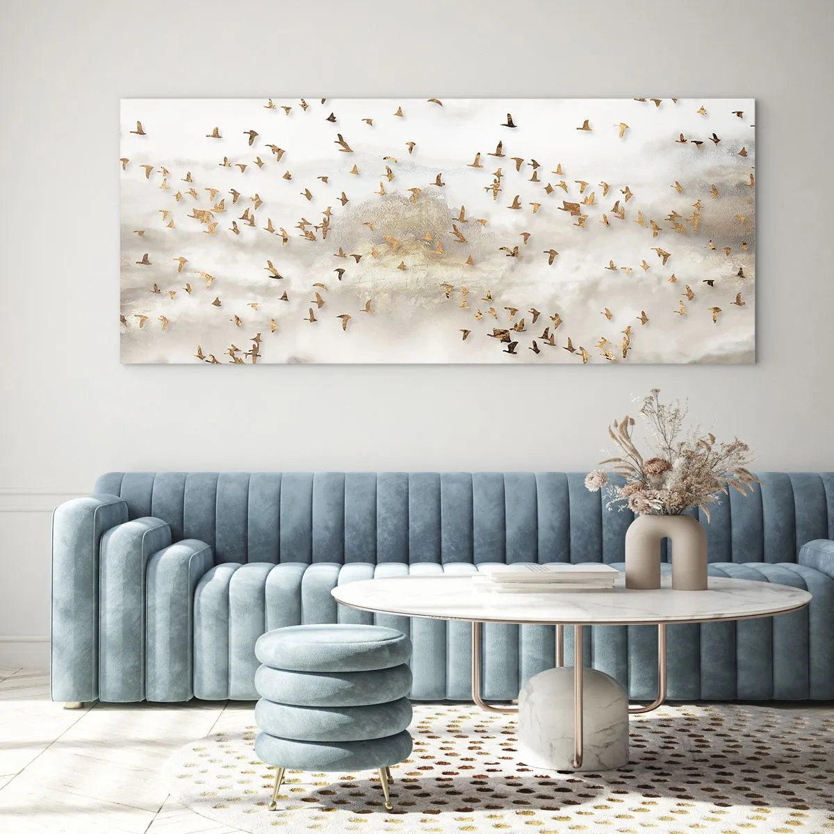 Impression sur verre - Image sur verre - Il est l'heure… - 100x40 cm