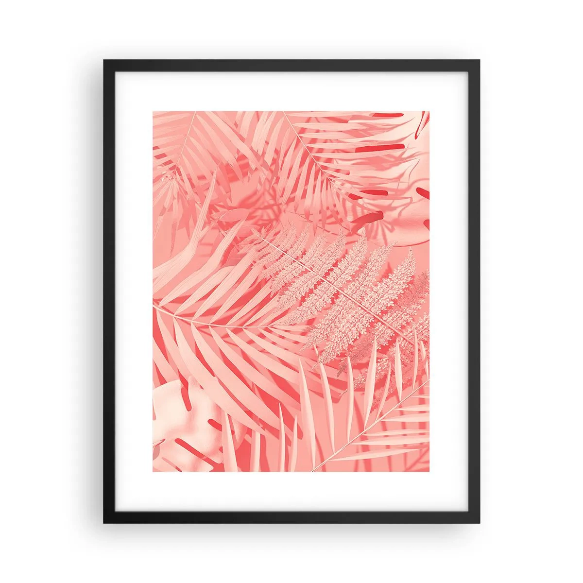 Affiche dans un cadre noir - Poster - Concept de rose - 40x50 cm