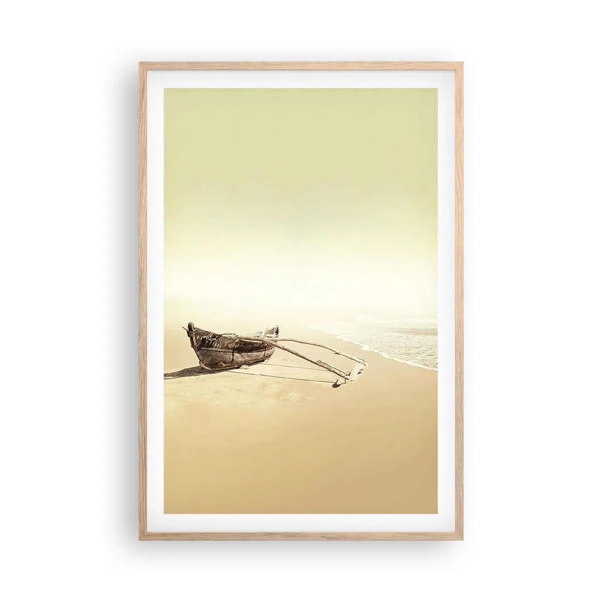 Affiche dans un chêne clair - Poster - Mémoire des mers du sud - 61x91 cm