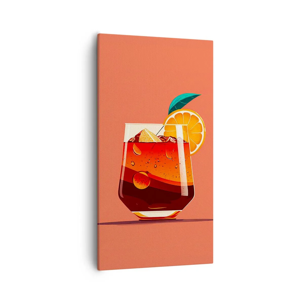 Impression sur toile - Image sur toile - Rafraîchissement d'été - 55x100 cm