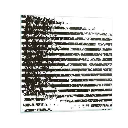 Impression sur verre - Image sur verre - Rythme et bruissement - 70x70 cm