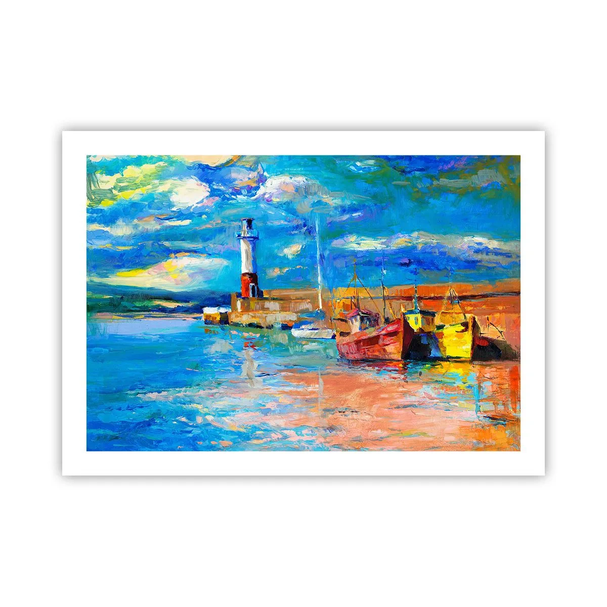 Affiche - Poster - Un après-midi dans la baie arc-en-ciel - 70x50 cm