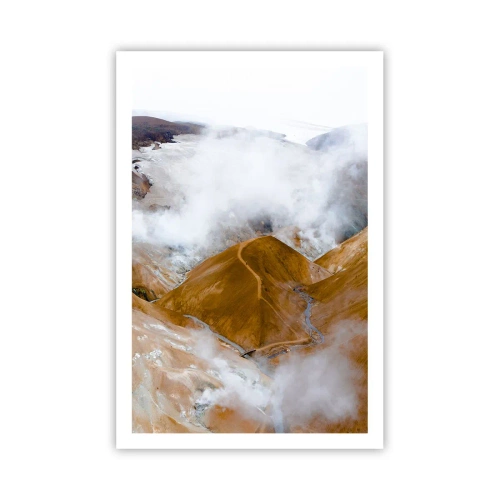 Affiche - Poster - Le charme brut de l'Islande - 61x91 cm