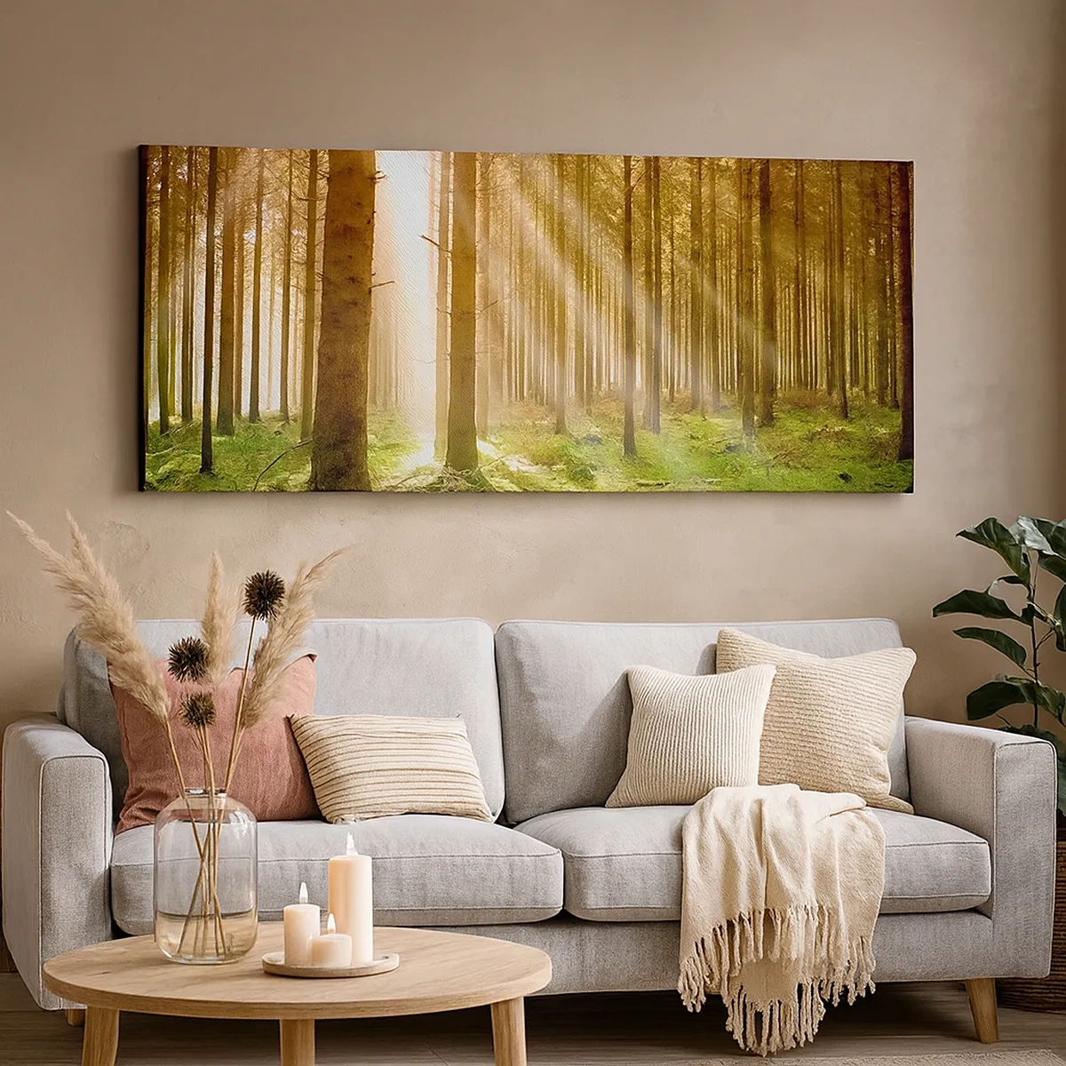 Impression sur toile - Image sur toile - Les elfes vont bientôt apparaître - 30x30 cm