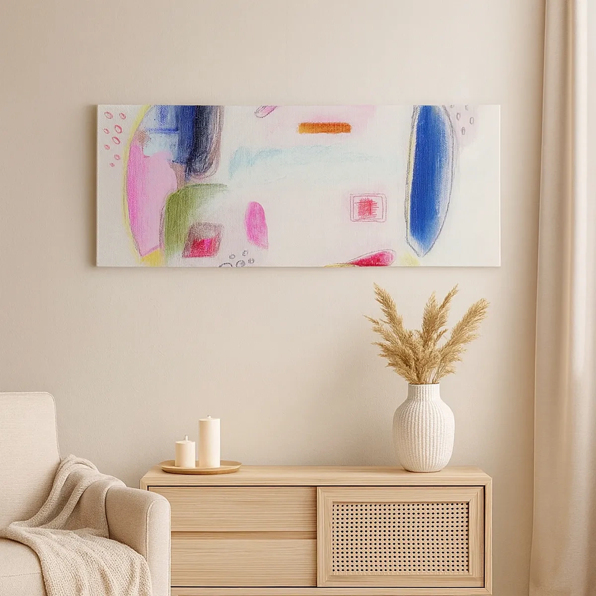 Impression sur toile - Image sur toile - Plus convexe que concave ou plat - 30x30 cm