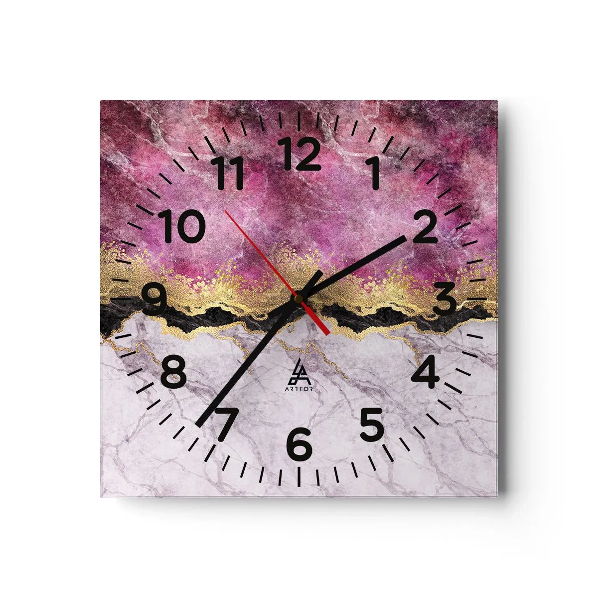 Horloge murale - Pendule murale - À la frontière - 30x30 cm