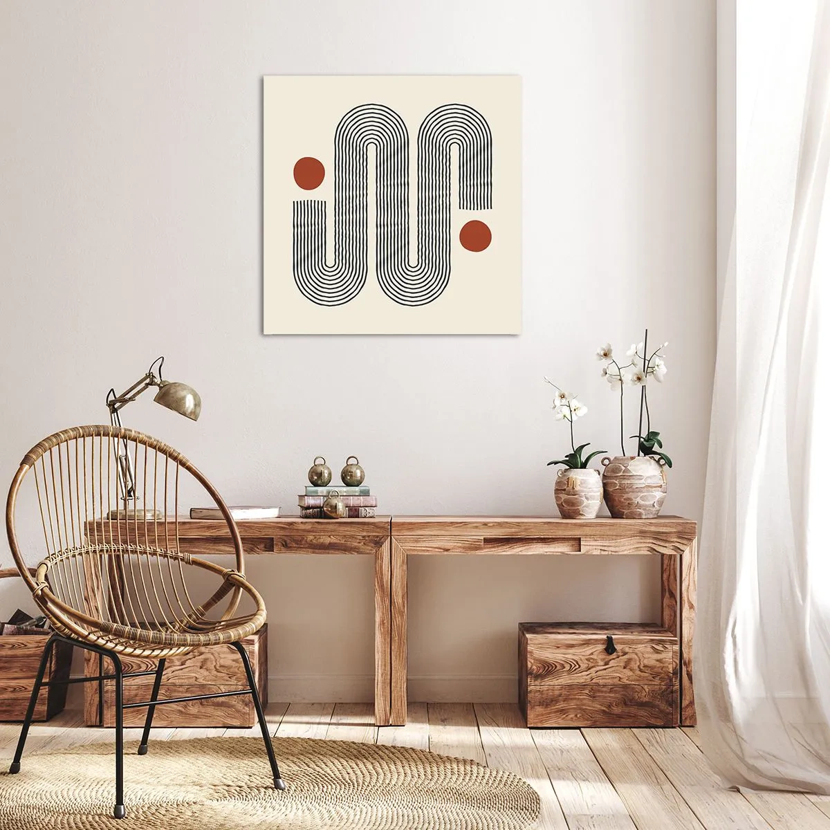 Impression sur toile - Image sur toile - Du début à la fin - 50x50 cm