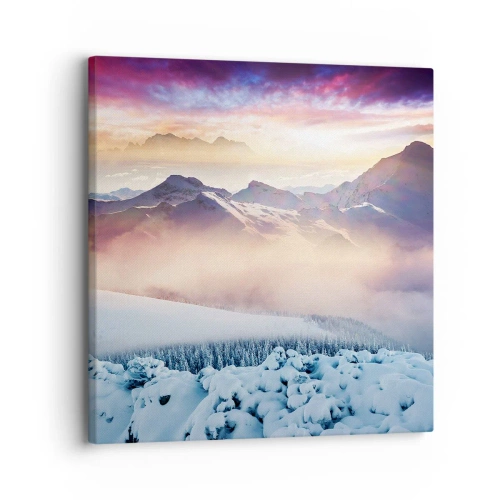 Impression sur toile - Image sur toile - La force et la pureté de la nature - 30x30 cm