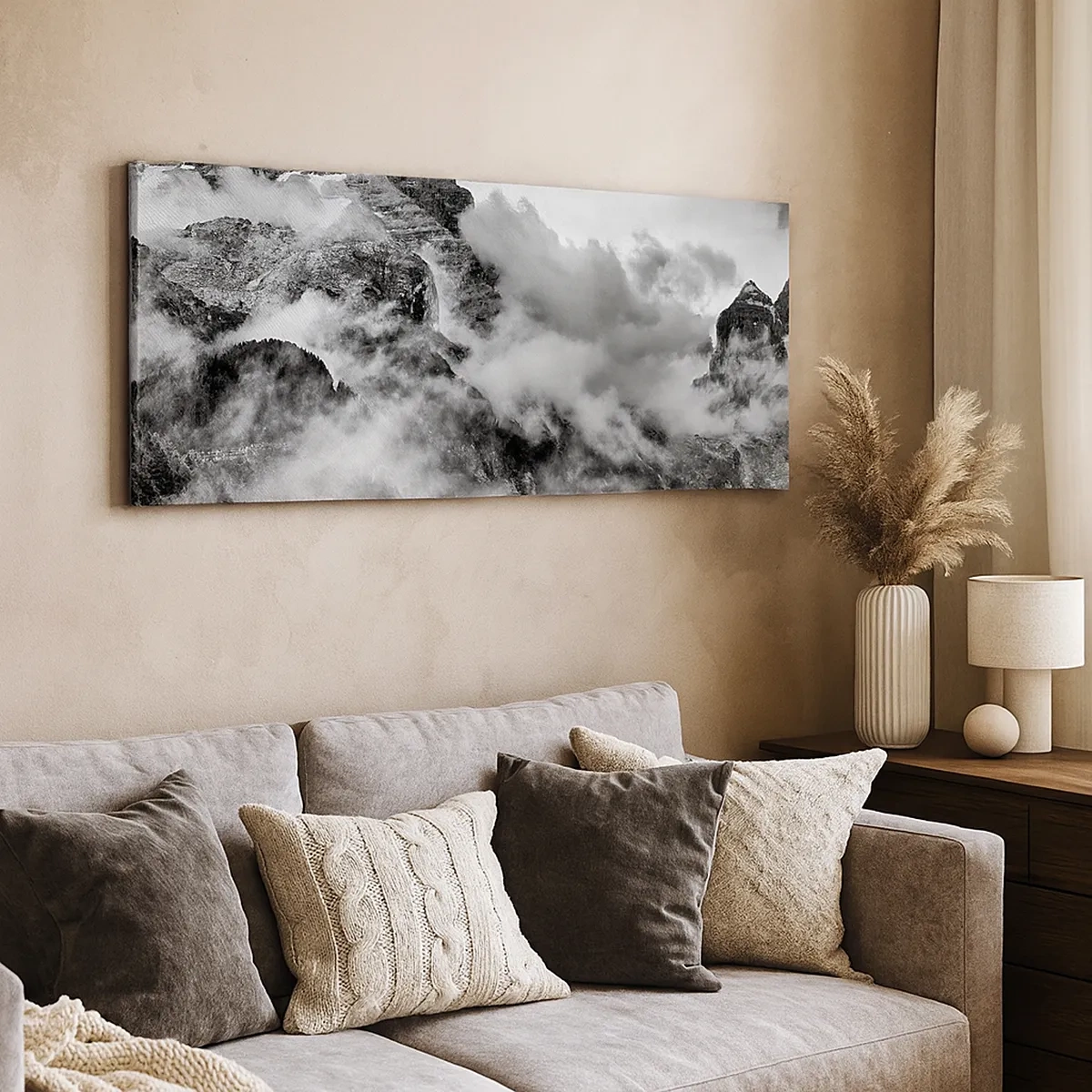 Impression sur toile - Image sur toile - Belle et cruelle - 30x30 cm